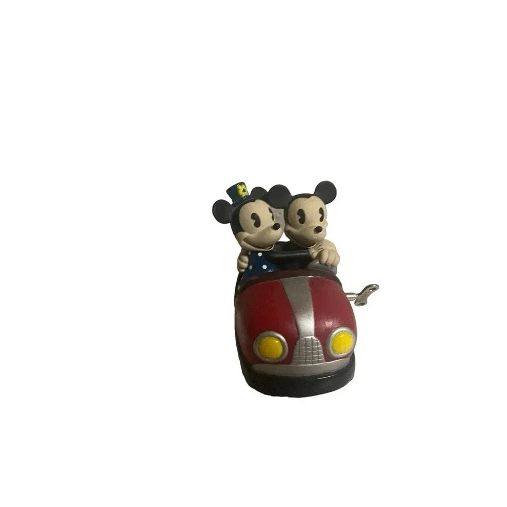 Disney Schylling Mickey and Minnie Bumper Car Battery Operated Retro Collection